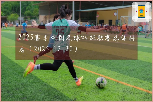 2025赛季中国足球四级联赛总体排名（2025.12.20）